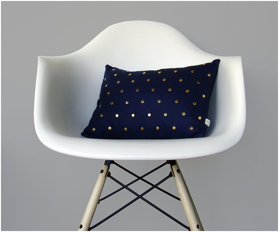 Heather Ryder Design Studded Pillow