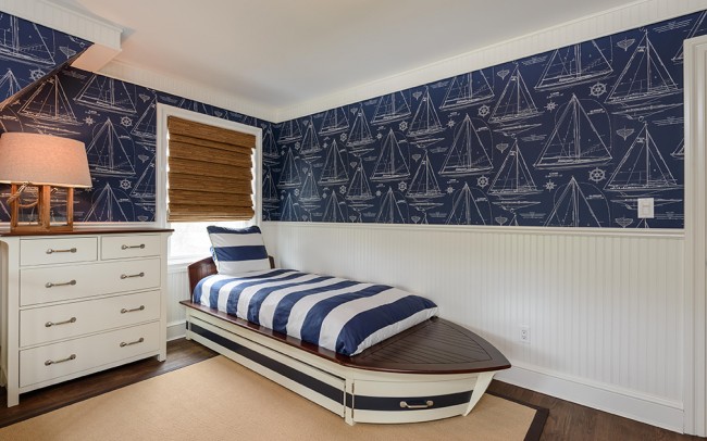 Coastal Kids Bedroom - Heather Ryder Design 