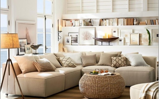 Coastal Living Room - Heather Ryder Design